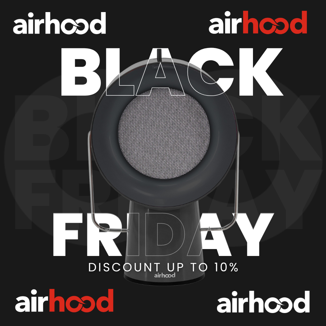 AirHood®| エアフード ワイヤレスタイプ(バッテリー内蔵)【おうち焼肉におすすめ】